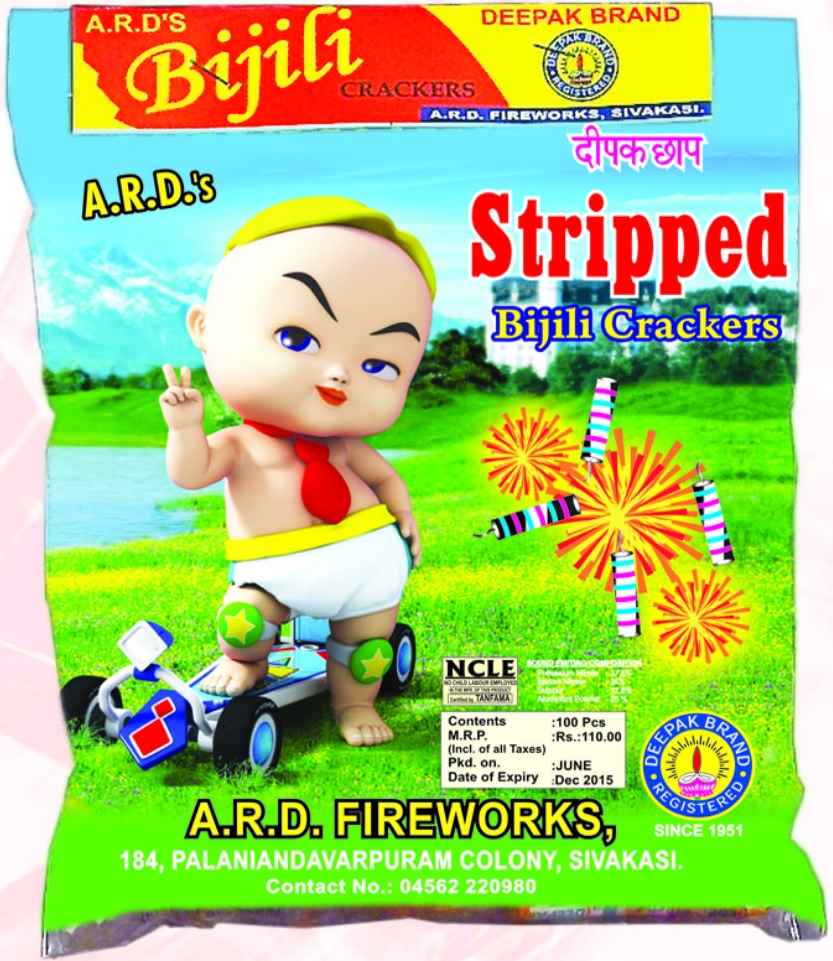 Stripped Bijili (100 Pcs)